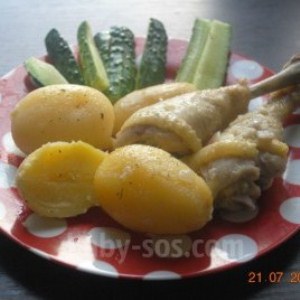 картошка с куриными голенями в мультиварке рецепты