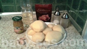 recipe, как приготовить, how to cook, Baked potatoes with mustard, baked potatoes with mustard, зерна гірчиці, grain mustard