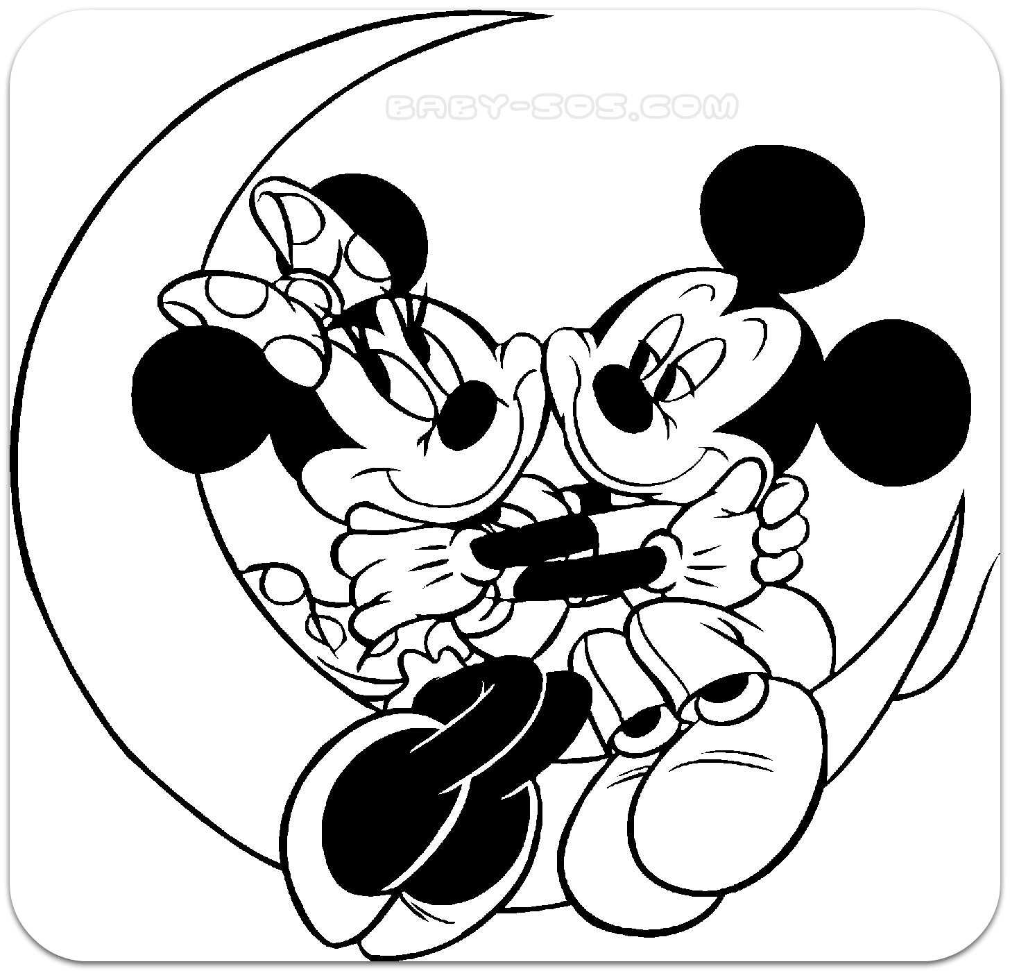 Coloring for kids, Disney, Mickey Mouse, Maysa mine, guffі, coloring